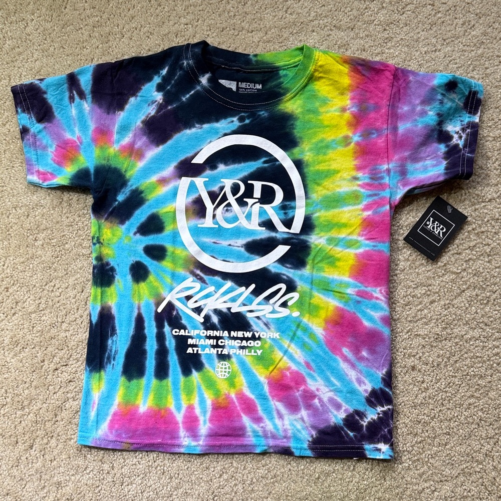 Young & Reckless | Tie dye Graphic T shirt | Youth Medium
